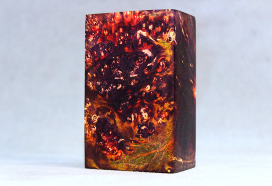 Stabilized Maple Burl Wood Mod Block